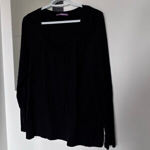 Smart Set Black Long Sleeve Blouse
